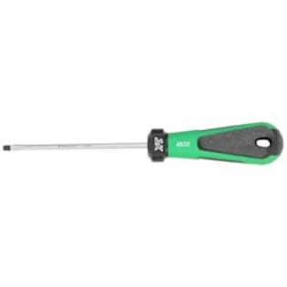 Stahlwille 4820-0.8X4X100 Steel 3K DRALL Screwdriver for Slotted Screw, 0.8mm Thick, 4mm Width, 195mm Length Stahlwille 4820-0.8X4X100 Steel 3K DRALL Screwdriver for Slotted Screw, 0.8mm Thick, 4mm Width, 195mm Length