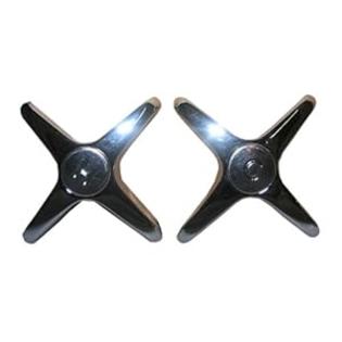 LASCO HC-61 Metal Cross Handle Pair for Price Pfister Brand LASCO HC-61 Metal Cross Handle Pair for Price Pfister Brand