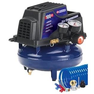 Campbell Hausfeld FP2028 1-Gallon Oil-Free Pancake Air Compressor with Accessory Kit Campbell Hausfeld FP2028 1-Gallon Oil-Free Pancake Air Compressor with Accessory Kit
