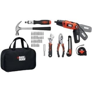 Black 6 Decker Black & Decker LI2000PK Lithium Screwdriver and Project Kit Black 6 Decker Black & Decker LI2000PK Lithium Screwdriver and Project Kit