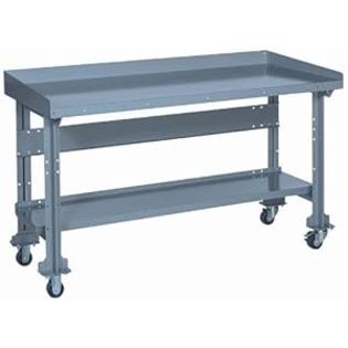 Lyon DD2563 Roll Around Work Bench with Stringer and Shelf, 60 Lyon DD2563 Roll Around Work Bench with Stringer and Shelf, 60