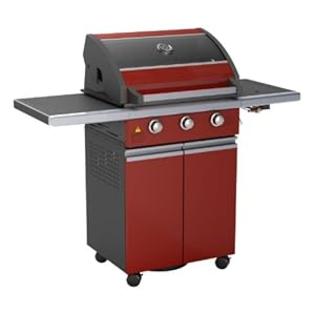 GARTH EcoQue GAR-3BNR 3-Burner Propane Window Grill, Red GARTH EcoQue GAR-3BNR 3-Burner Propane Window Grill, Red