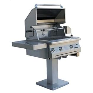 Solaire 30-Inch Infrared Propane Bolt-Down Post Grill with Rotisserie Kit, Stainless Steel Solaire 30-Inch Infrared Propane Bolt-Down Post Grill with Rotisserie Kit, Stainless Steel