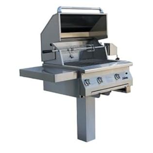 Solaire 30-Inch Infrared Propane In-Ground Post Grill with Rotisserie Kit, Stainless Steel Solaire 30-Inch Infrared Propane In-Ground Post Grill with Rotisserie Kit, Stainless Steel