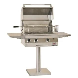 Solaire 27-Inch Deluxe Infrared Propane Bolt-Down Post Grill with Rotisserie Kit, Stainless Steel Solaire 27-Inch Deluxe Infrared Propane Bolt-Down Post Grill with Rotisserie Kit, Stainless Steel