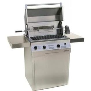 Solaire 27-Inch Deluxe InfraVection Natural Gas Grill on Square Cart with Rotisserie Kit, Stainless Steel Solaire 27-Inch Deluxe InfraVection Natural Gas Grill on Square Cart with Rotisserie Kit, Stainless Steel