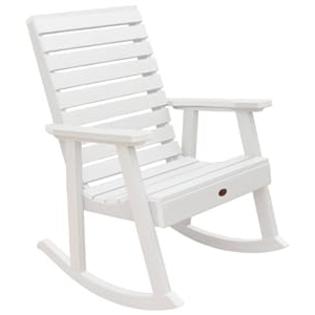 Highwood Weatherly Rocking Chair, White Highwood Weatherly Rocking Chair, White