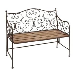 UMA+Enterprises UMA Enterprises 69875 Metal Wood Bench, 44 by 36-Inch UMA+Enterprises UMA Enterprises 69875 Metal Wood Bench, 44 by 36-Inch