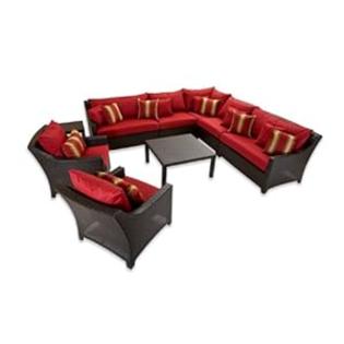 RST+Outdoor RST Outdoor OP-PESS9-CAN-K Cantina 9-Piece Corner Sectional Sofa and Club Chairs Set RST+Outdoor RST Outdoor OP-PESS9-CAN-K Cantina 9-Piece Corner Sectional Sofa and Club Chairs Set