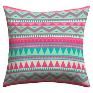 DENY+Designs DENY Designs Iveta Abolina Pink Navajo Outdoor Throw Pillow 18 by 18-Inch DENY+Designs DENY Designs Iveta Abolina Pink Navajo Outdoor Throw Pillow 18 by 18-Inch