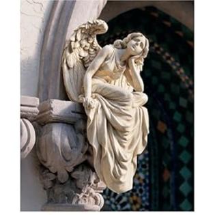 Design Toscano Resting Grace Sitting Angel Statue Size: Large Design Toscano Resting Grace Sitting Angel Statue Size: Large
