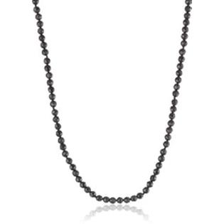Amazon Curated Collection 14k Yellow Gold Filled 4mm Faceted Black Onyx Bead Necklace, 16 Amazon Curated Collection 14k Yellow Gold Filled 4mm Faceted Black Onyx Bead Necklace, 16