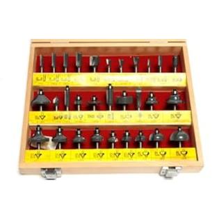 MLCS 6069 1/4-Inch shank Carbide-tipped Router Bit Set, 30-Piece MLCS 6069 1/4-Inch shank Carbide-tipped Router Bit Set, 30-Piece