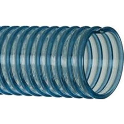 Kanaflex Flexible PVC Food Grade Suction and Discharge Hose, Blue/Clear, 3 Kanaflex Flexible PVC Food Grade Suction and Discharge Hose, Blue/Clear, 3