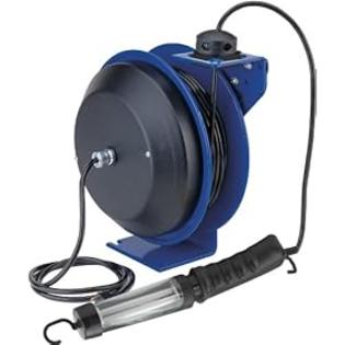 Coxreels PC13-5016-D Power Cord Spring Rewind Reels: Fluorescent Angle Light, 50' cord, 16 AWG Coxreels PC13-5016-D Power Cord Spring Rewind Reels: Fluorescent Angle Light, 50' cord, 16 AWG