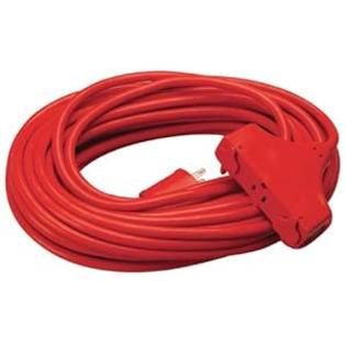 Coleman+Cable Coleman Cable 04219 14/3 SJTW Vinyl Outdoor Extension Cord, Red 3-Outlet, 100-Feet Coleman+Cable Coleman Cable 04219 14/3 SJTW Vinyl Outdoor Extension Cord, Red 3-Outlet, 100-Feet