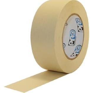 Pro+Tapes ProTapes 785 Contractor Grade Crepe Paper General Purpose Masking Tape, 60 yds Length x 1/2 Pro+Tapes ProTapes 785 Contractor Grade Crepe Paper General Purpose Masking Tape, 60 yds Length x 1/2