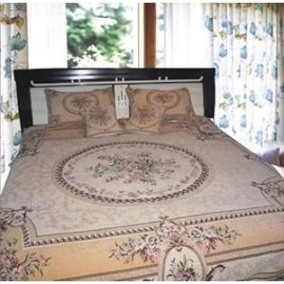 DaDa Bedding Collection DaDa Bedding Elegant Chenille Woven Bedspread Twin 3 Pieces / Queen 5 Pieces, Cream DaDa Bedding Collection DaDa Bedding Elegant Chenille Woven Bedspread Twin 3 Pieces / Queen 5 Pieces, Cream