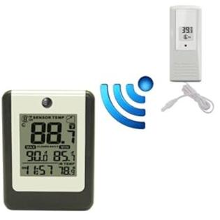 Ambient+Weather Ambient Weather WS-15 Wireless 8-Channel Thermometer with Plastic Waterproof Probe Thermometer Ambient+Weather Ambient Weather WS-15 Wireless 8-Channel Thermometer with Plastic Waterproof Probe Thermometer