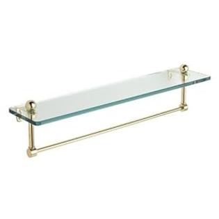 Allied Brass RC-1/22TB-SBR 22-Inch Glass Shelf with Towel Bar Allied Brass RC-1/22TB-SBR 22-Inch Glass Shelf with Towel Bar