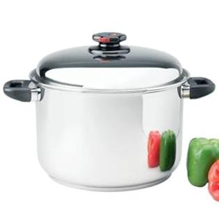 Steam Control 12-Quart Surgical Stainless-Steel Stockpot Steam Control 12-Quart Surgical Stainless-Steel Stockpot