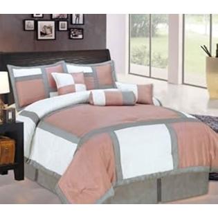 RT%20Designers%20Collection RT Designers Collection Orlando 7-Piece Comforter Set, Queen, Rose RT%20Designers%20Collection RT Designers Collection Orlando 7-Piece Comforter Set, Queen, Rose