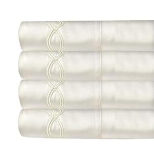 Veratex Supreme Sateen 300 Thread Count Chain Queen, Ivory Veratex Supreme Sateen 300 Thread Count Chain Queen, Ivory
