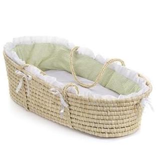 Badger+Basket Badger Basket Company Natural Baby Moses Basket Badger+Basket Badger Basket Company Natural Baby Moses Basket