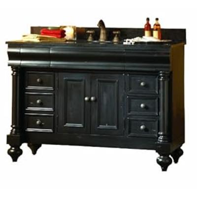 Kaco%20International Kaco international 725-4800-B-GH Guild Hall 48-Inch Vanity in Distressed Black Sherwin Williams Finish and Gold Hill Granite Top Kaco%20International Kaco international 725-4800-B-GH Guild Hall 48-Inch Vanity in Distressed Black Sherwin Williams Finish and Gold Hill Granite Top
