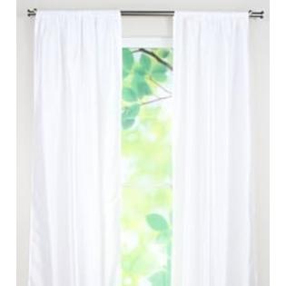 Chooty Rod Pocket Curtain Panel, 54 by 84-Inch, Shantung White Chooty Rod Pocket Curtain Panel, 54 by 84-Inch, Shantung White
