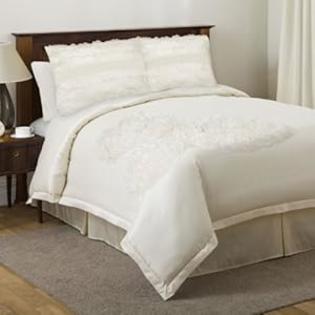 Triangle%20Home%20Fashions Triangle Home Fashions 18405 Lush Decor 4-Piece California La Sposa Comforter Set, King-Size, Ivory Triangle%20Home%20Fashions Triangle Home Fashions 18405 Lush Decor 4-Piece California La Sposa Comforter Set, King-Size, Ivory