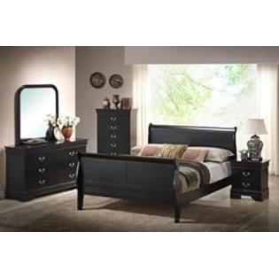 Yuan%20Tai Yuan Tai Louis Phillip King Bed and 5-Piece Sleigh Bedroom Set, Black Yuan%20Tai Yuan Tai Louis Phillip King Bed and 5-Piece Sleigh Bedroom Set, Black