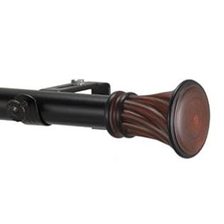 Art+Decor Art Decor Vermilion Telescoping Curtain Rod, 28 to 48-Inch, Distressed Wood Art+Decor Art Decor Vermilion Telescoping Curtain Rod, 28 to 48-Inch, Distressed Wood