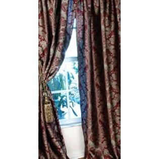 Manor+Luxe Manor Luxe Winslet Rod Pocket Curtain Panel, 48 by 96-Inch, Burgundy Manor+Luxe Manor Luxe Winslet Rod Pocket Curtain Panel, 48 by 96-Inch, Burgundy