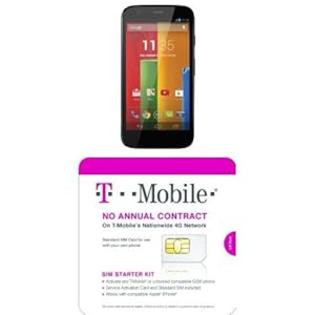 Motorola Moto G 8GB - US GSM Unlocked with T-Mobile SIM Activation Kit Motorola Moto G 8GB - US GSM Unlocked with T-Mobile SIM Activation Kit