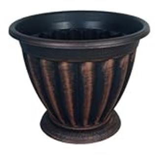 Arcadia Garden Products Roman Plastic Urn Finish: Copper, Size: 16 Arcadia Garden Products Roman Plastic Urn Finish: Copper, Size: 16