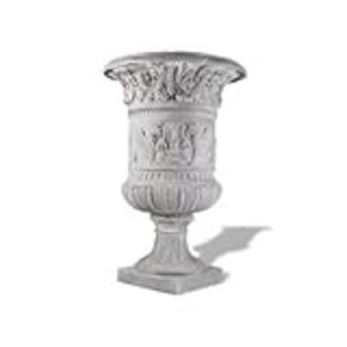 Amedeo Design ResinStone Majestic Tuscan Urn Color: Black, Drain Hole: Drain Hole Amedeo Design ResinStone Majestic Tuscan Urn Color: Black, Drain Hole: Drain Hole