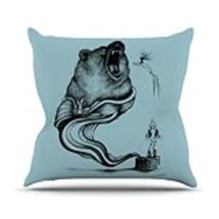 Kess InHouse Graham Curran Hot Tub Hunter II Throw Pillow, 26 by 26-Inch Kess InHouse Graham Curran Hot Tub Hunter II Throw Pillow, 26 by 26-Inch