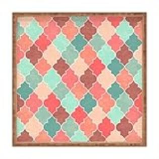 DENY Designs Jacqueline Maldonado Morocco Pastel Square Tray, X-Large DENY Designs Jacqueline Maldonado Morocco Pastel Square Tray, X-Large