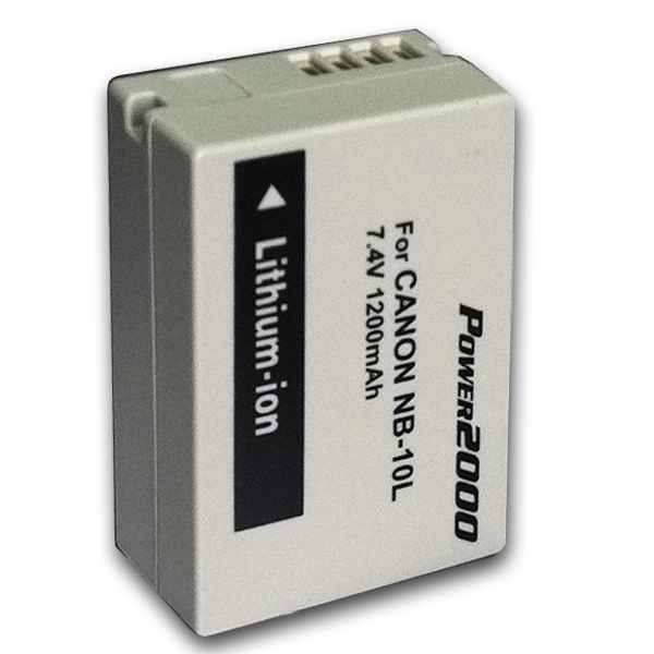 Power 2000 Canon PowerShot SX40 HS Digital Camera Battery Lithium-Ion 1200mAh - Replacement for Canon NB10L Battery at Sears.com