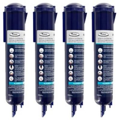 Whirlpool KitchenAid T2RFWG2 Refrigerator Replacement Water Filter 4396841, 4 Pack Whirlpool KitchenAid T2RFWG2 Refrigerator Replacement Water Filter 4396841, 4 Pack
