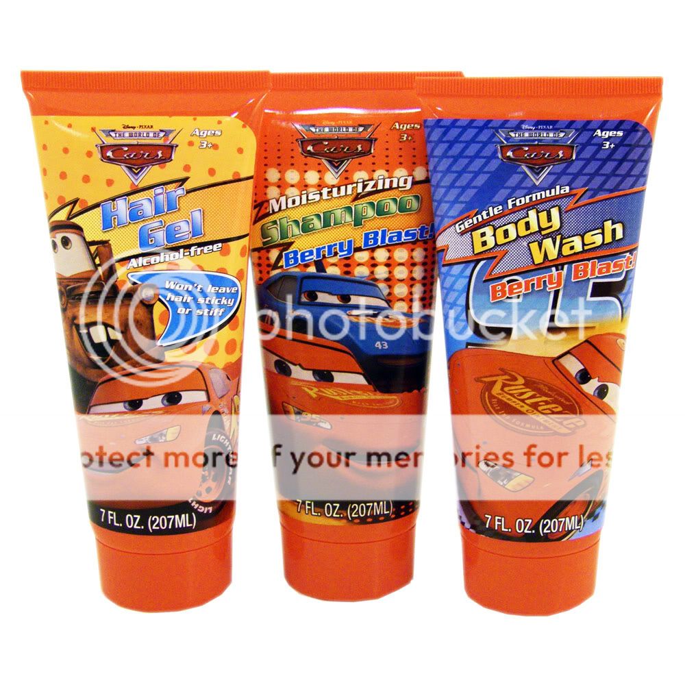 Disney Cars Bath Set (Body Wash, Moisturizing Shampoo, Hair Gel) - Berry Blast at Sears.com