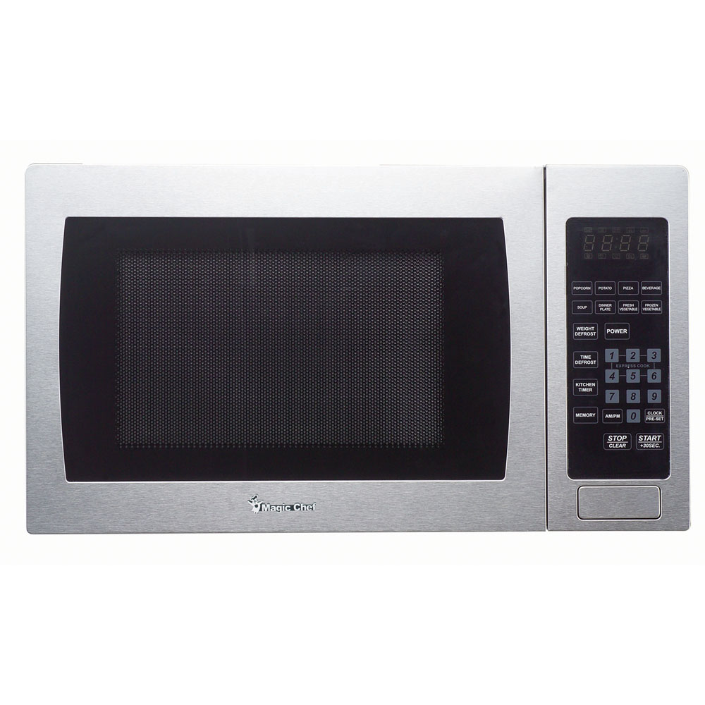 Countertop Microwaves Kmart Magic Chef 900 Watts Microwave Oven 0 9 Cu Ft