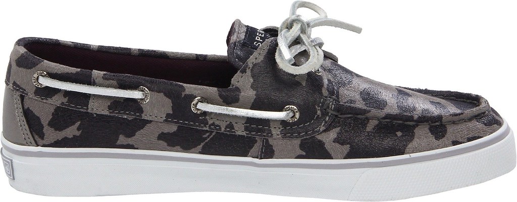 Sperry Women's Bahama Marble Cheetah Lace-Up Boat Shoe