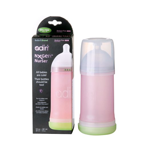 UPC 881248000133 product image for NxGen Medium Flow Nurser Baby Bottle 9.5 oz - Pink | upcitemdb.com