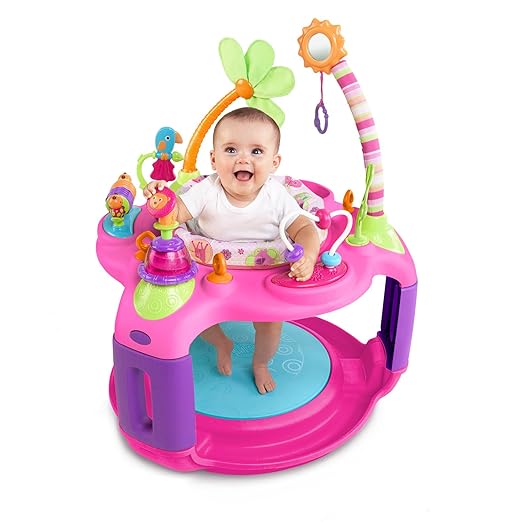 Bright Starts Sweet Safari BounceARound Baby Entertainer Bouncer girls bouncer Shop Your Way
