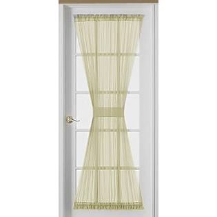Stylemaster Sheer Voile Door Panel, Curtains for French Doors Stylemaster Sheer Voile Door Panel, Curtains for French Doors