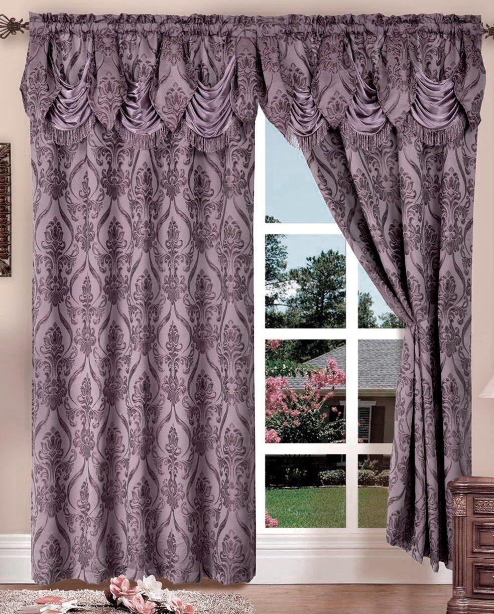 Curtains Ideas austrian valances curtains : Purple Tier Curtains - Sears