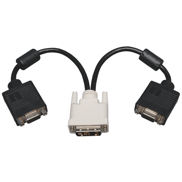 TRIPP LITE P120-001-2 DVI TO VGA SPLITTER ADAPTER, 1 FT at Sears.com