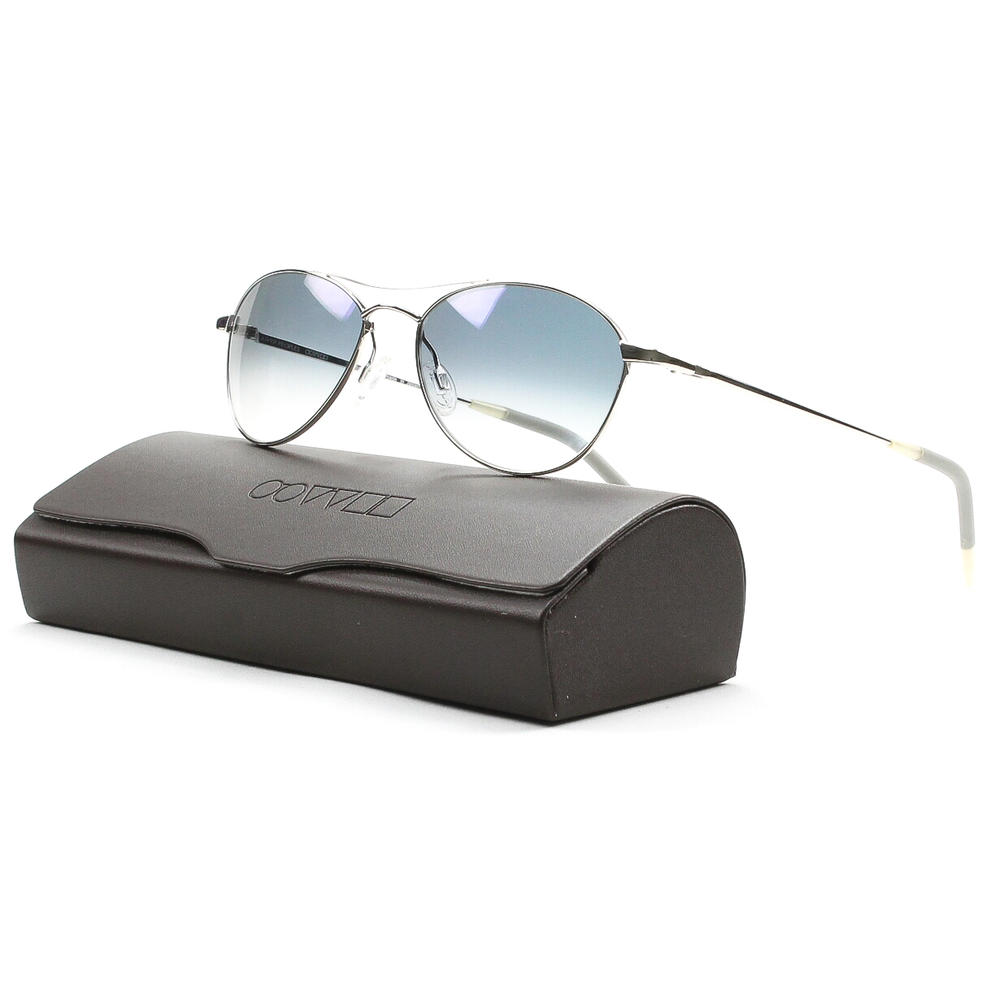 Oliver Peoples 1005S Aero Sunglasses 0221 Silver / Chrome Sapphire Photo 54 mm
